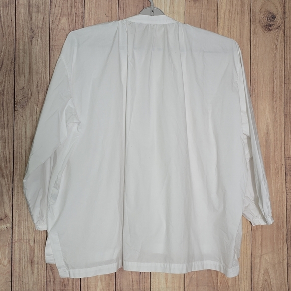 Free People Hey Baby Hi-Low Oversize Top 100% Cotton Size LARGE #OB658371 - Picture 13 of 15